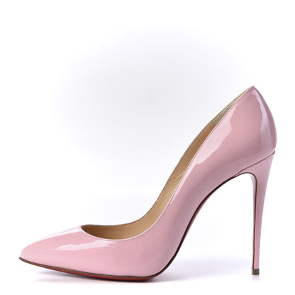 Christian Louboutin Patent Pigalle Follies 100 Pumps 39.5 Eglantine 1 of 9