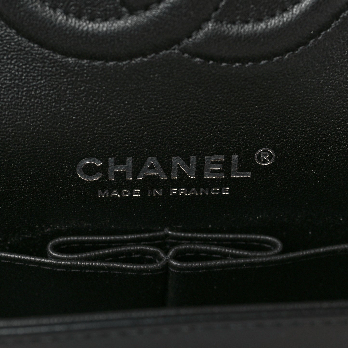 Lambskin Quilted Medium Double Flap So Black
