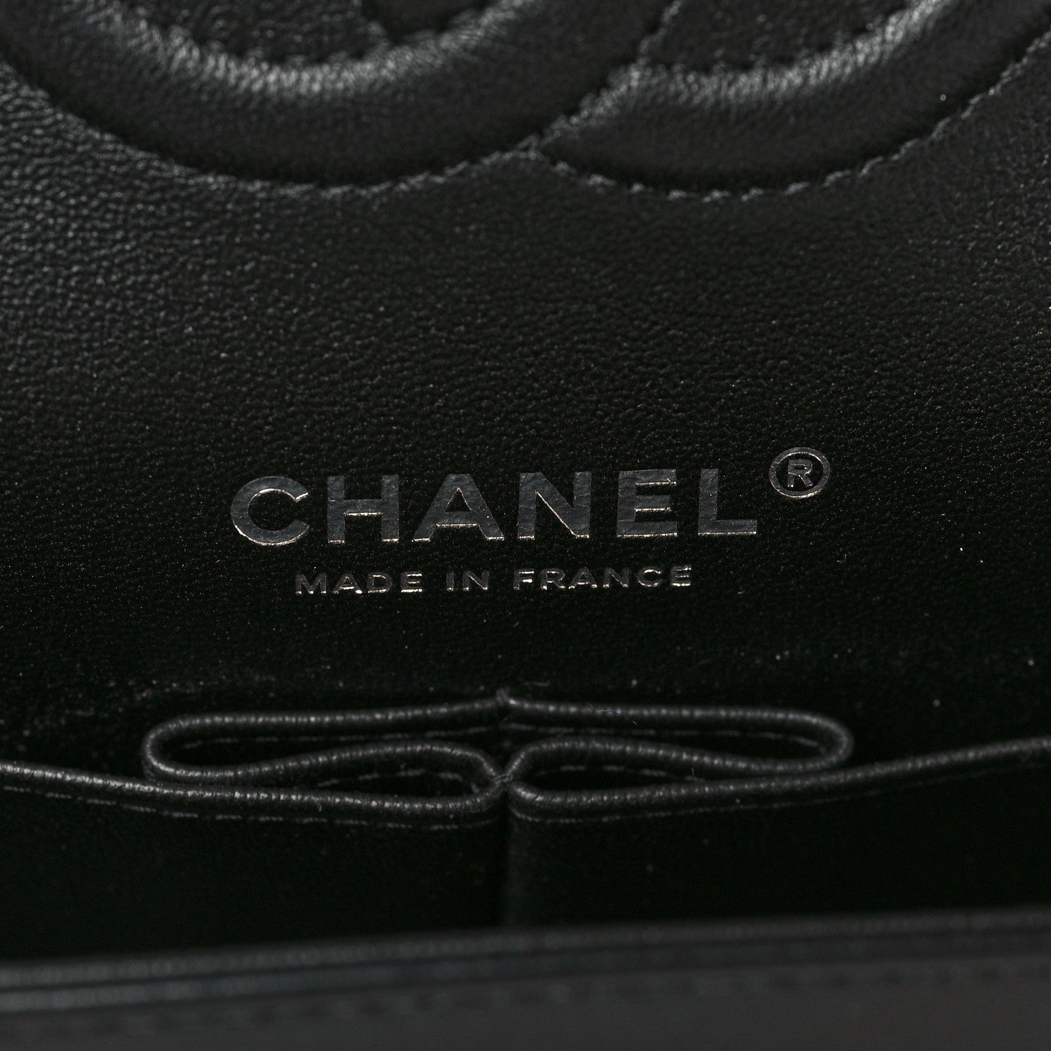 Chanel Lambskin Quilted Medium Double Flap So Black 6 of 8
