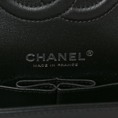 Chanel Lambskin Quilted Medium Double Flap So Black 6 of 8
