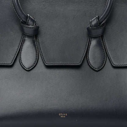 Celine Smooth Calfskin Small Tie Knot Tote Navy Blue 7 of 11