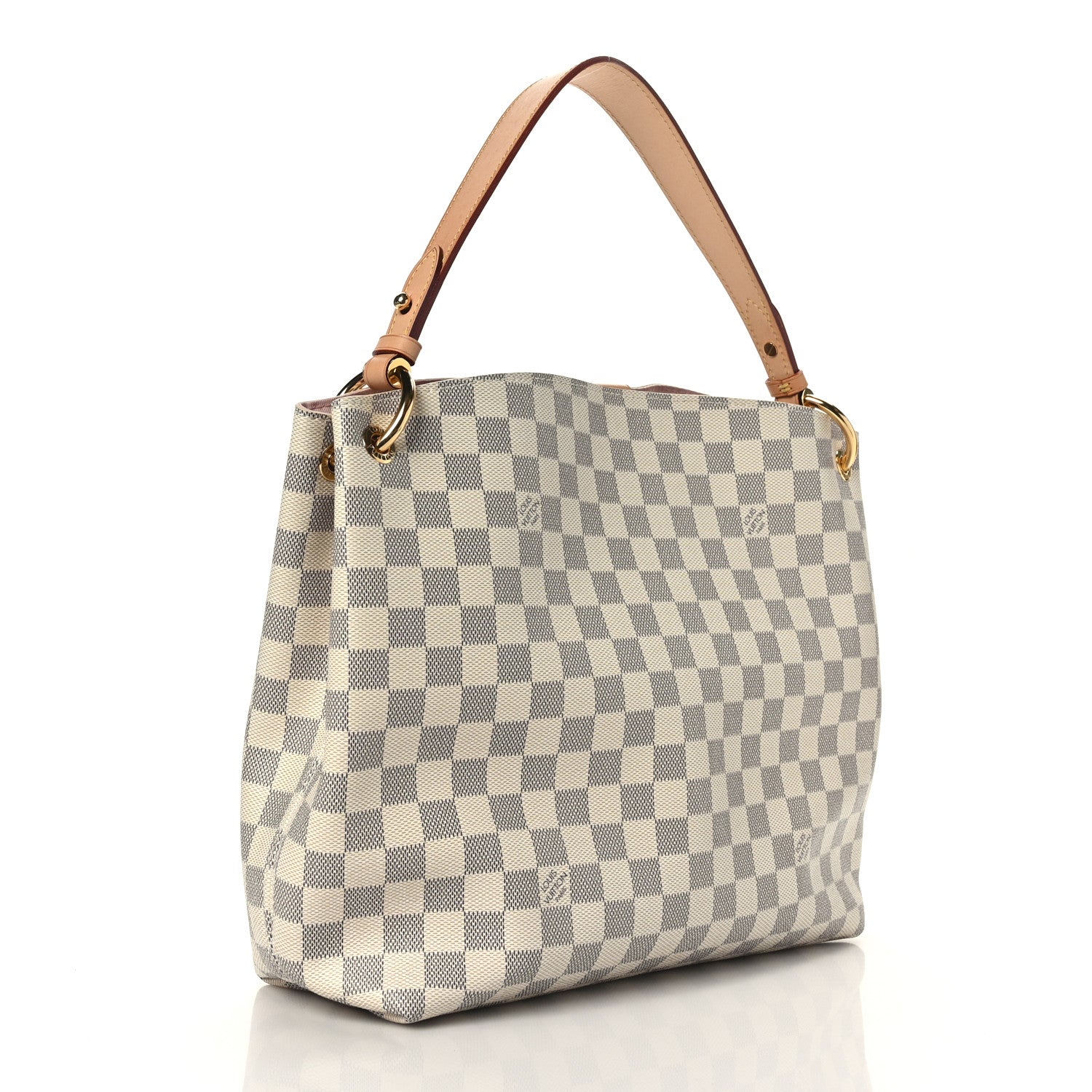 Louis Vuitton Damier Azur Graceful PM Rose Ballerine 3 of 8