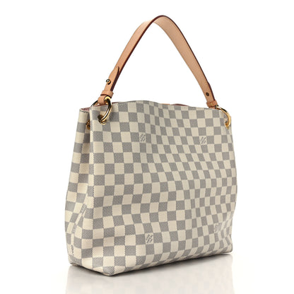 Louis Vuitton Damier Azur Graceful PM Rose Ballerine 3 of 8