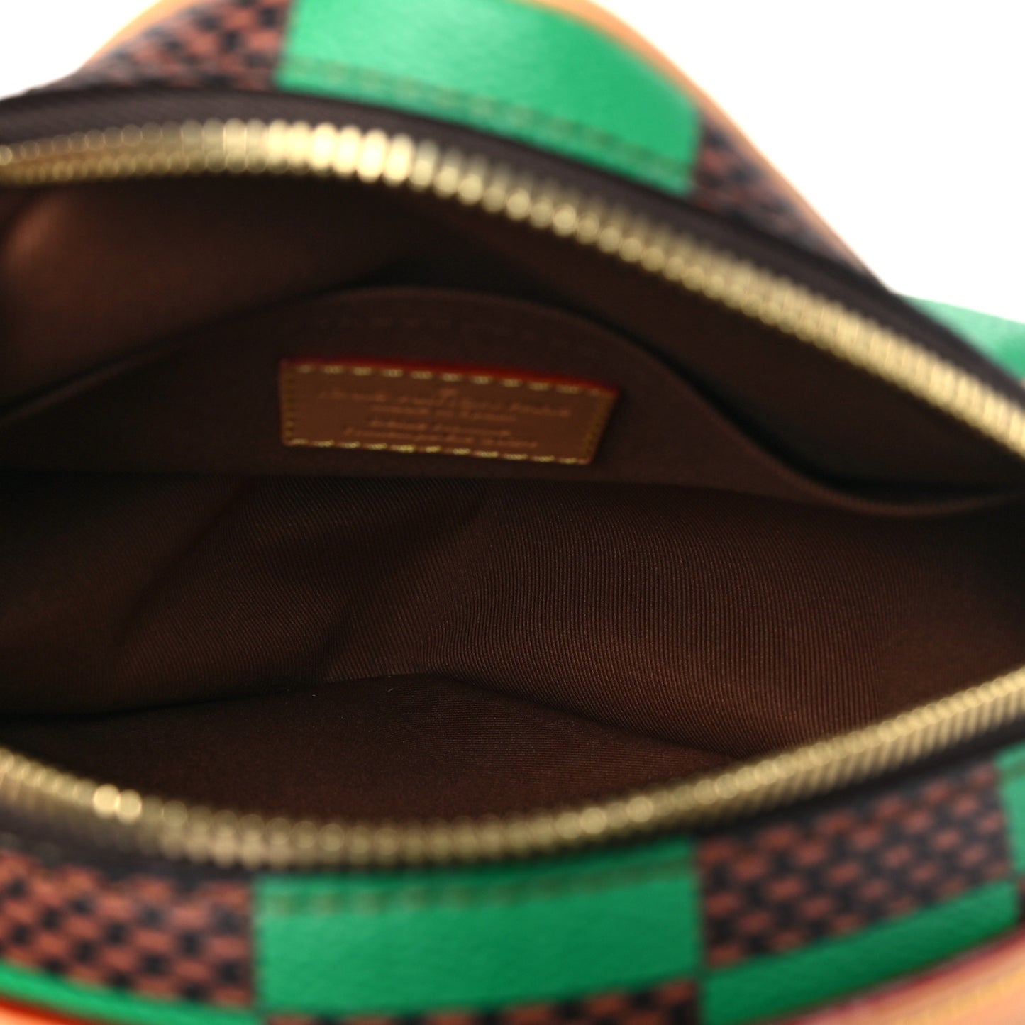 Damier Pop Chess Messenger Green