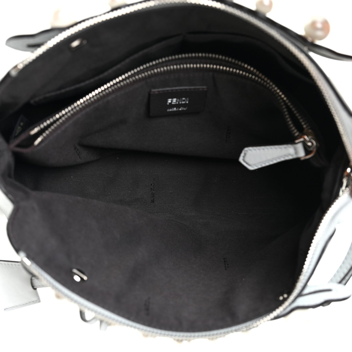 Vitello Dolce Pearl Scalloped Medium By The Way Boston Bag Grigio Perla