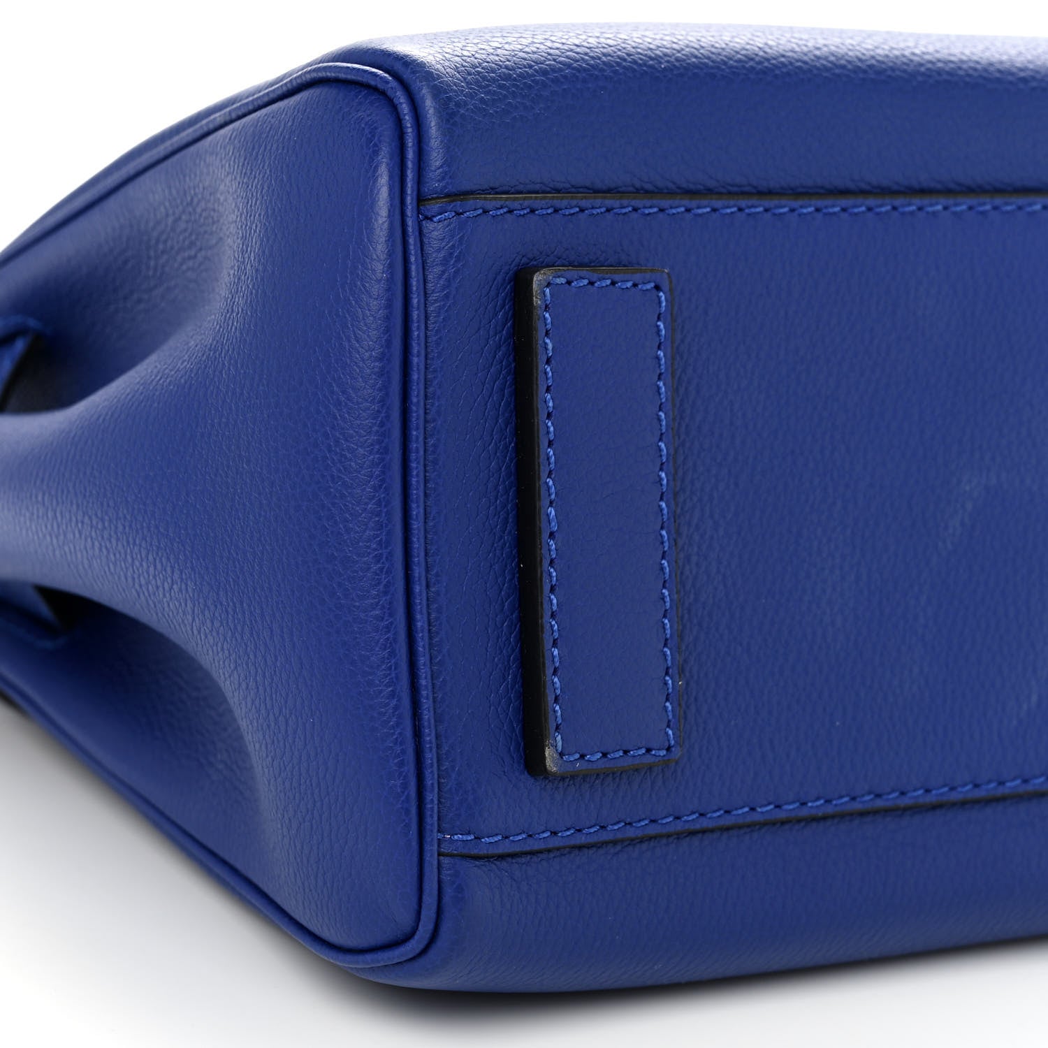 Versace Calfskin Medium La Medusa Top Handle Handbag Lapis 8 of 11