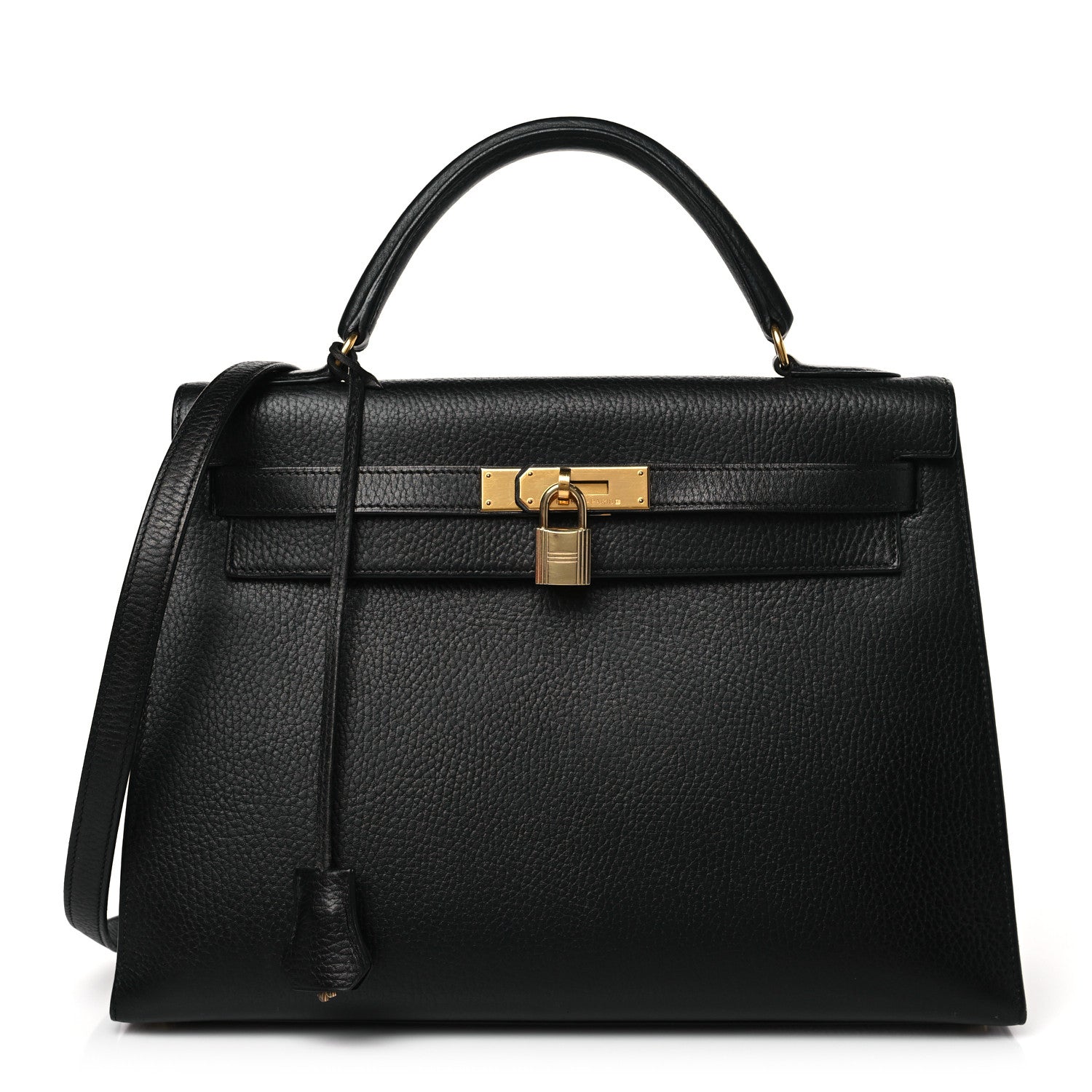 Hermes Togo Kelly Sellier 32 Black 1 of 9