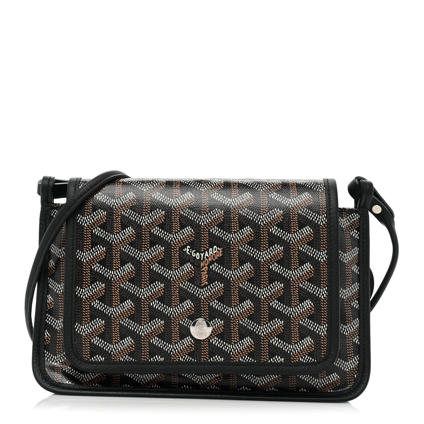 Goyardine Plumet Wallet Clutch Black