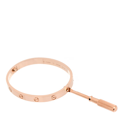 Cartier 18K Pink Gold LOVE Bracelet 17 3 of 7