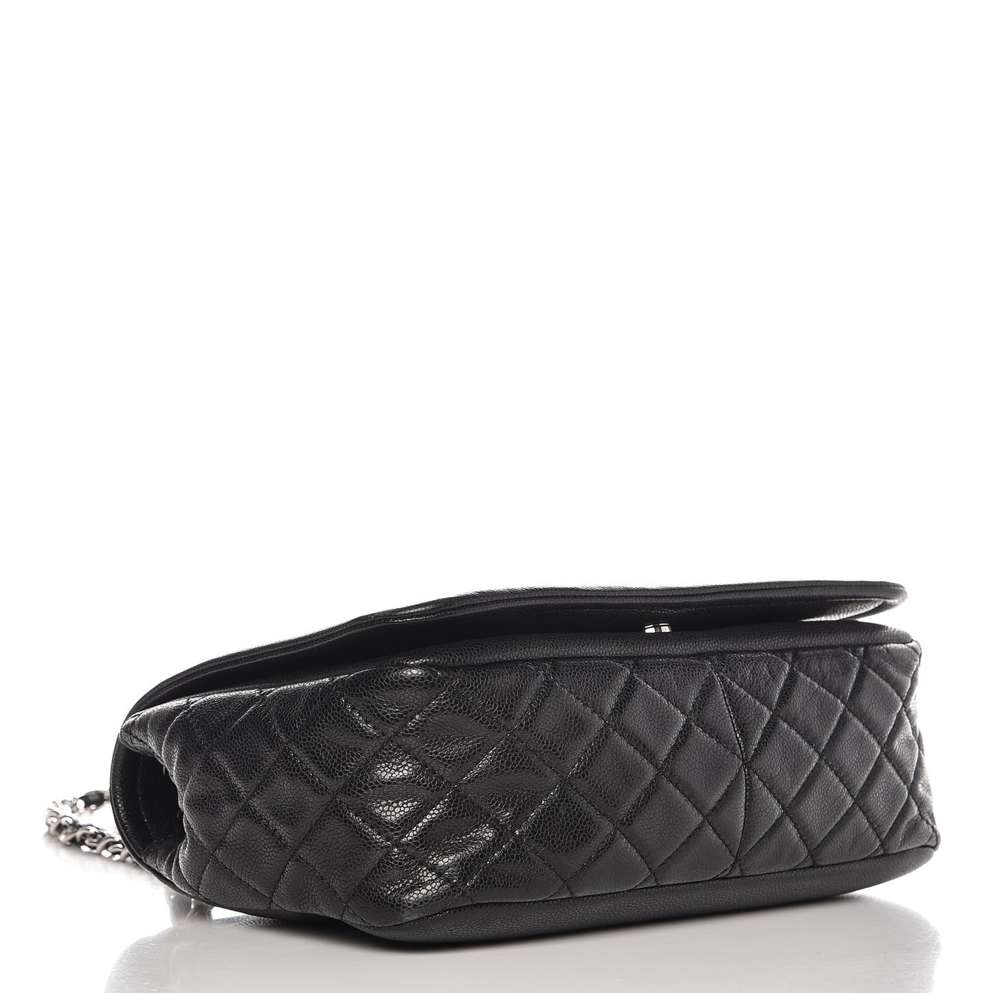 Caviar Large Timeless CC Flap Black