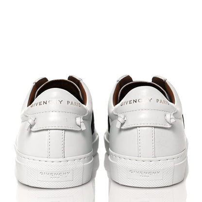 Givenchy Calfskin Band Logo Womens Urban Street Sneakers 38.5 White Black 5 of 10