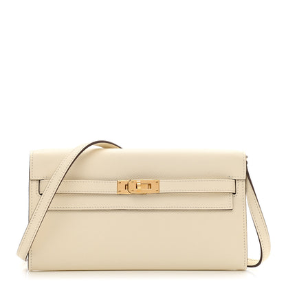 Hermes Epsom Verso Kelly Wallet To Go Nata Jaune Poussin 1 of 11