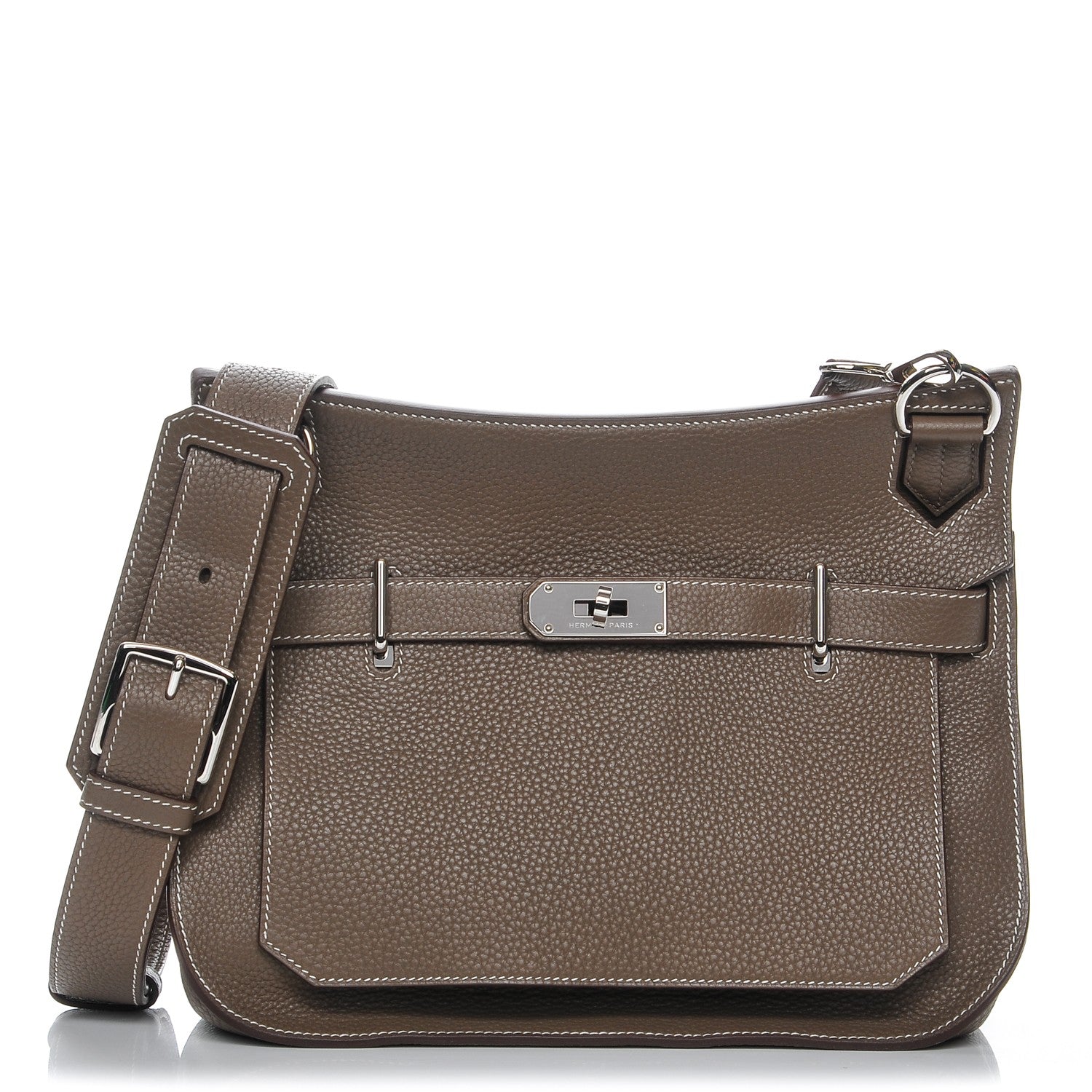 Hermes Taurillon Clemence Jypsiere 31 Etoupe 1 of 9