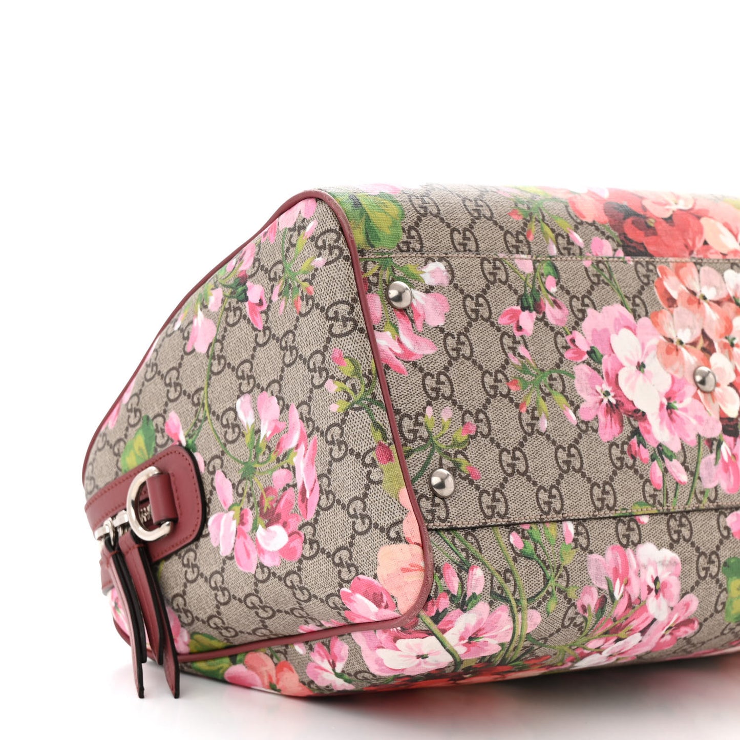 GG Supreme Monogram Blooms Medium Boston Beige Multicolor Dry Rose
