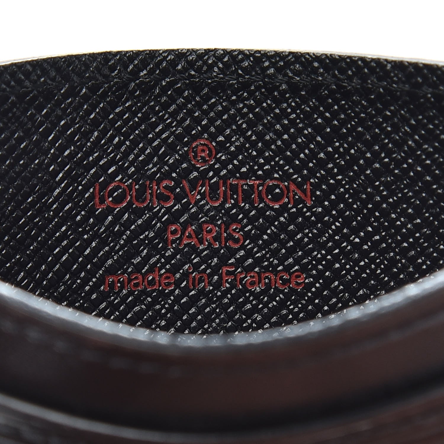 Louis Vuitton Epi Card Holder Black 5 of 7
