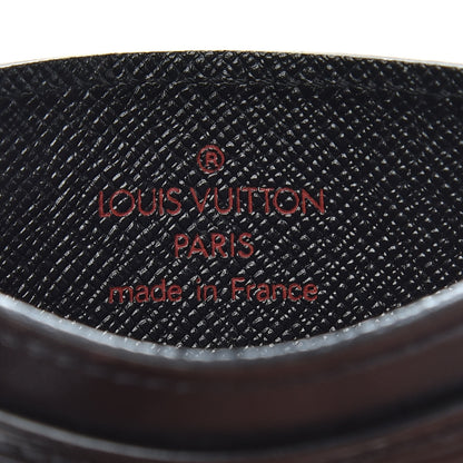 Louis Vuitton Epi Card Holder Black 5 of 7