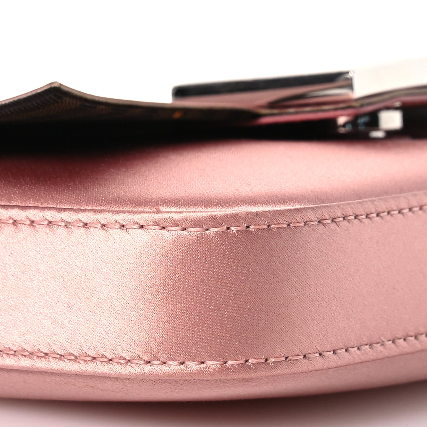 Silk Satin Phone Baguette Blush