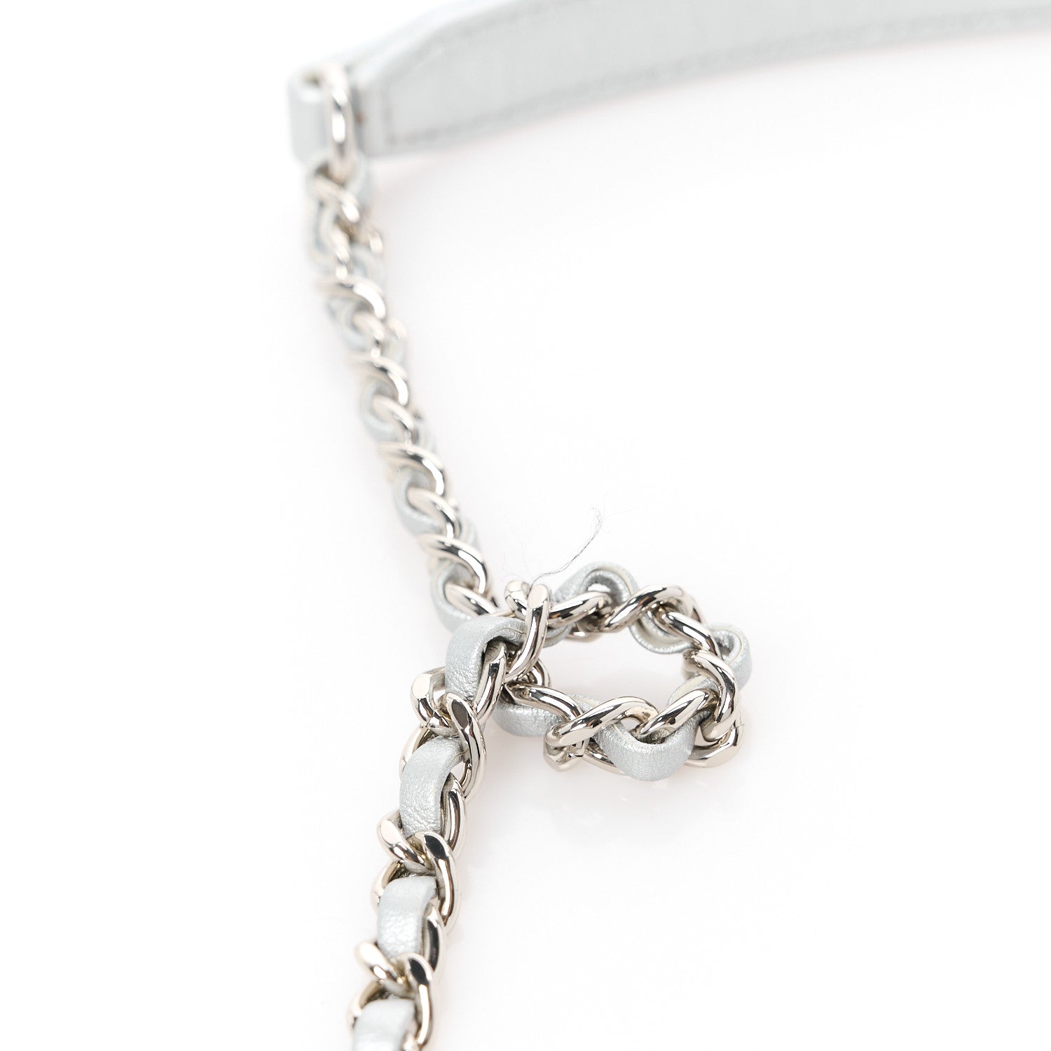 Chanel Metallic Caviar Quilted Small CC Filigree Flap Silver 11 of 11