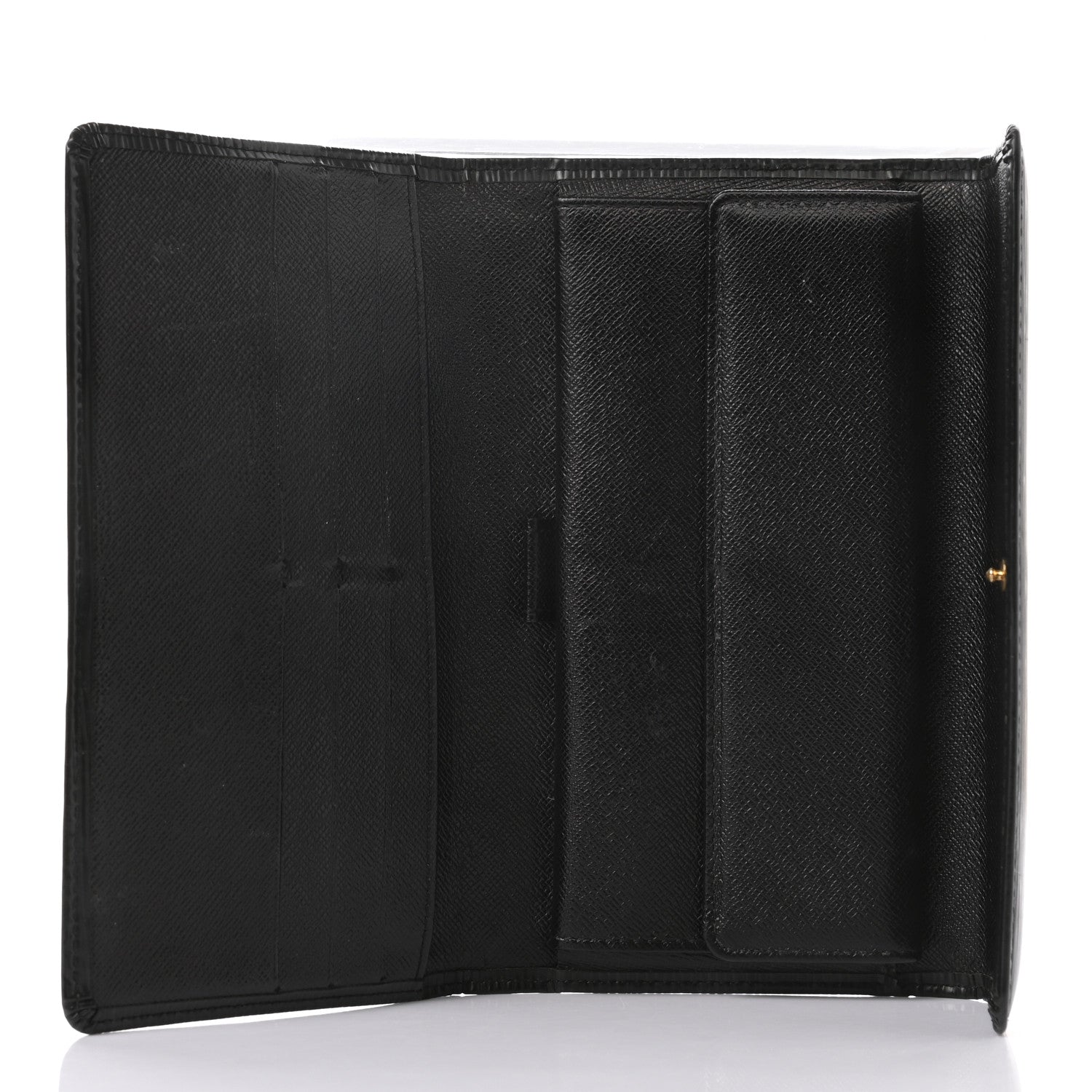 Louis Vuitton Epi Porte Tresor International Wallet Black 5 of 7