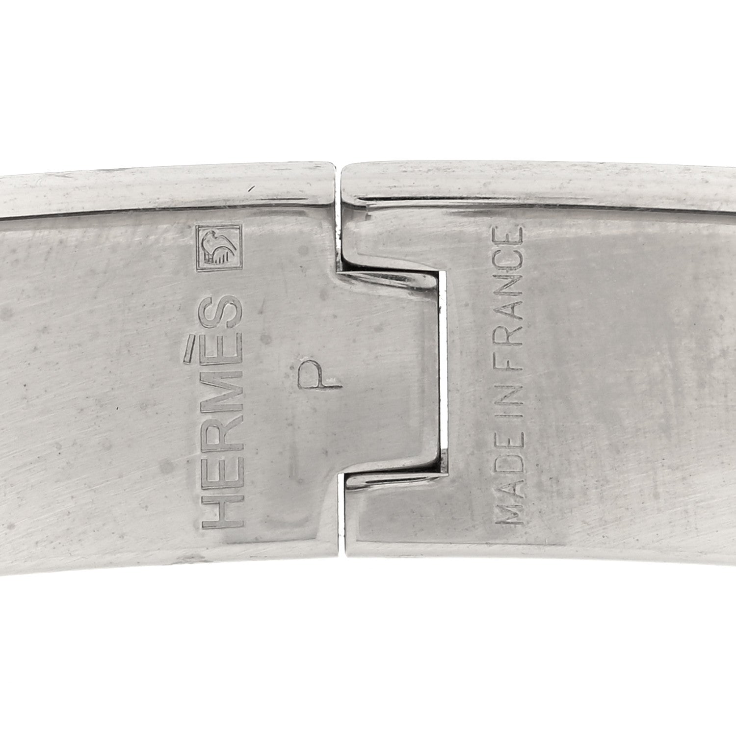 Hermes Enamel Narrow Clic Clac H Bracelet GM Rouge Vif 4 of 4