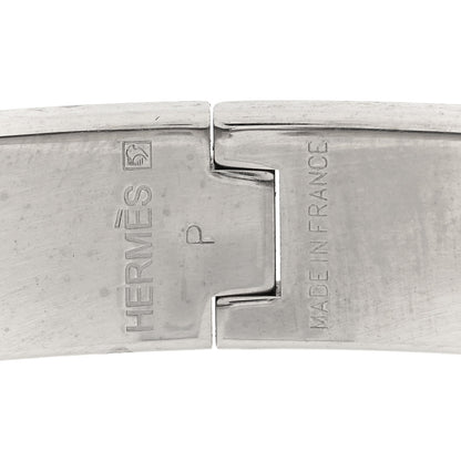 Hermes Enamel Narrow Clic Clac H Bracelet GM Rouge Vif 4 of 4