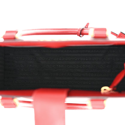 Prada Saffiano Soft Calfskin Large Tote Fuoco 5 of 10