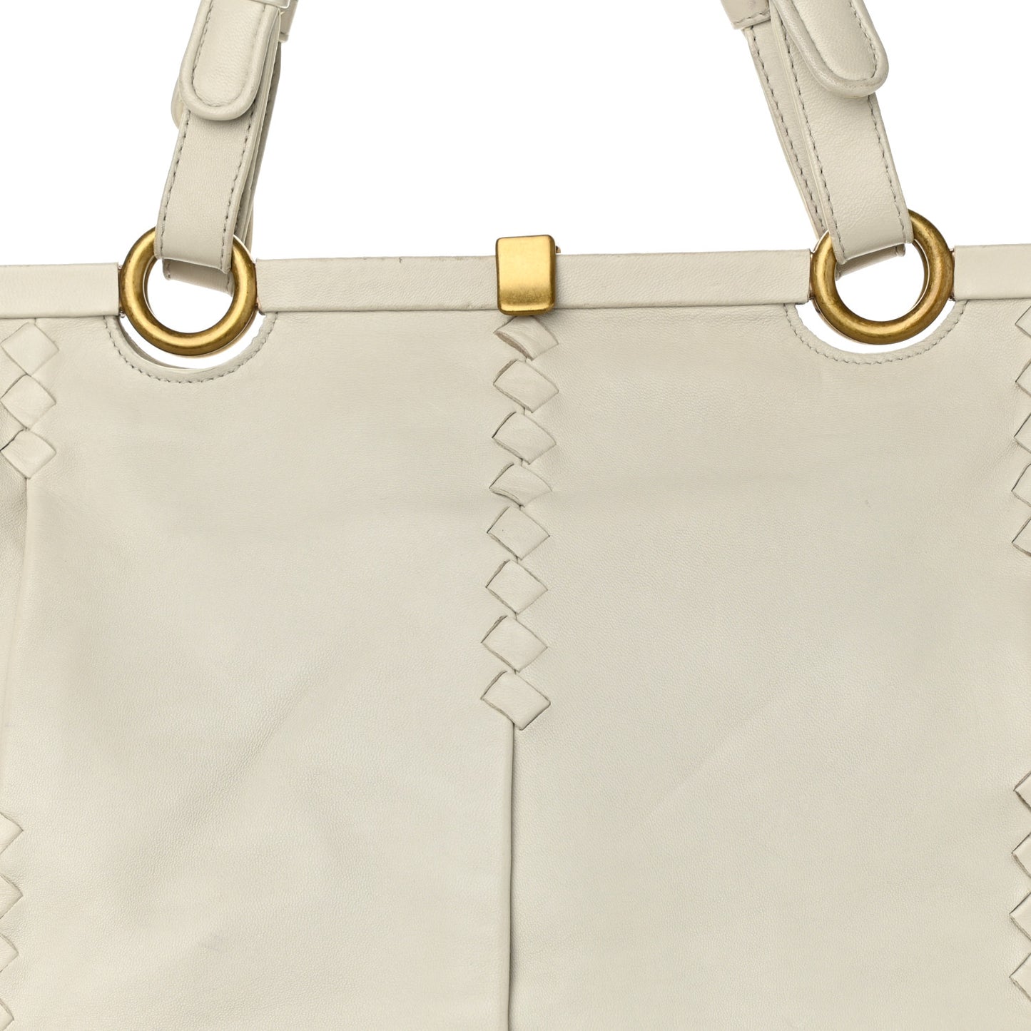 Nappa Frame Tote Colonial