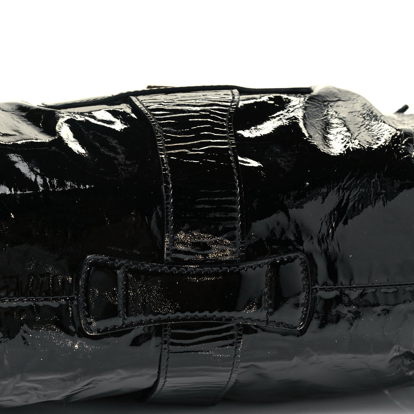 Crushed Patent Ramona Black