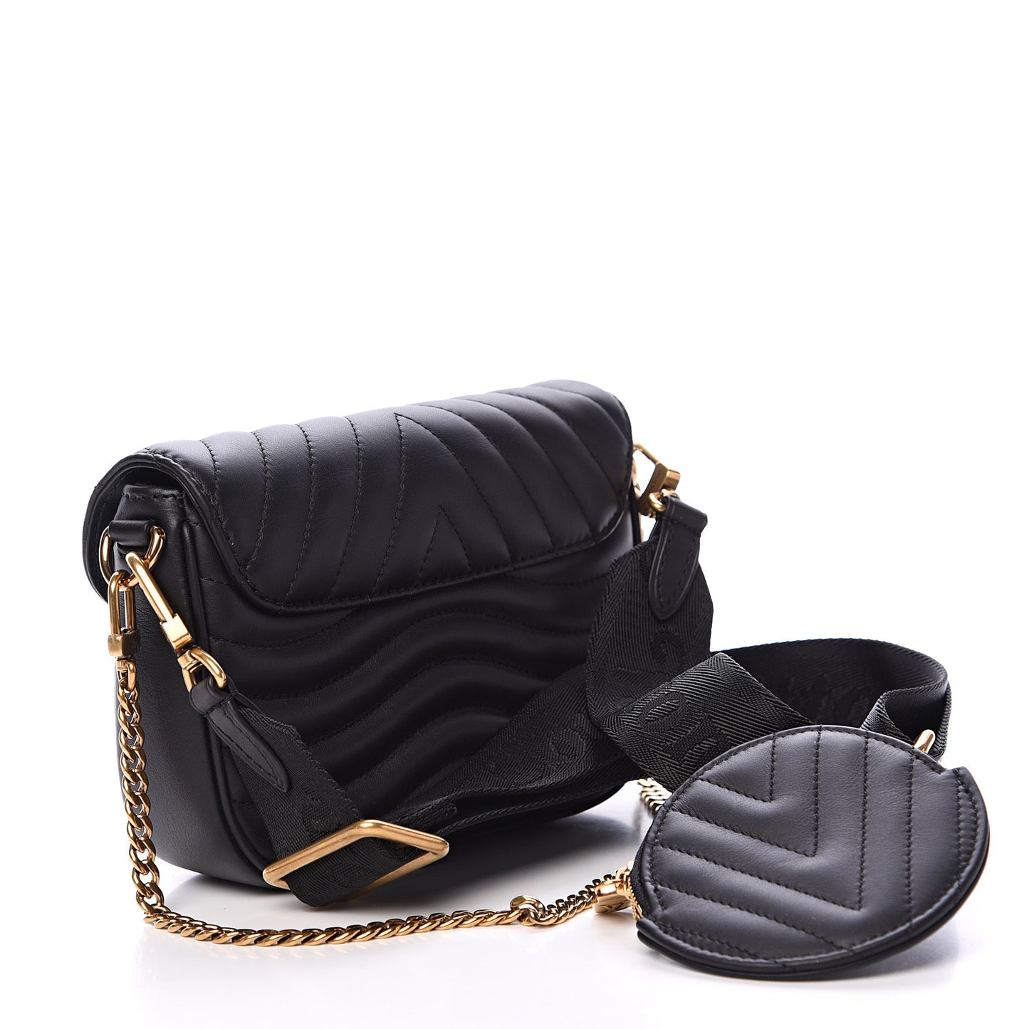 Calfskin New Wave Multi Pochette Black