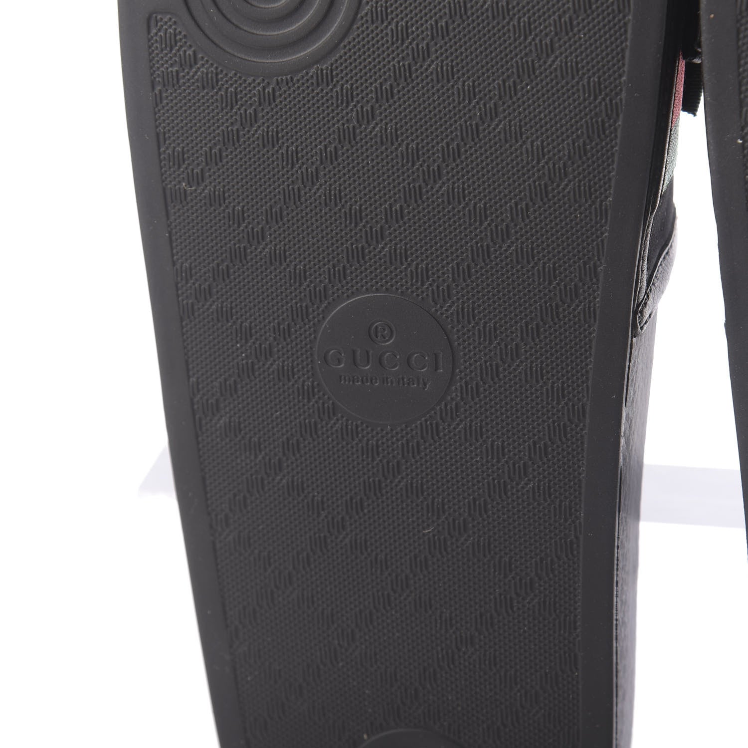 Gucci Satin Web Bow Slide Sandals 40 Black 8 of 9