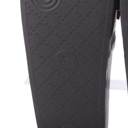Gucci Satin Web Bow Slide Sandals 40 Black 8 of 9