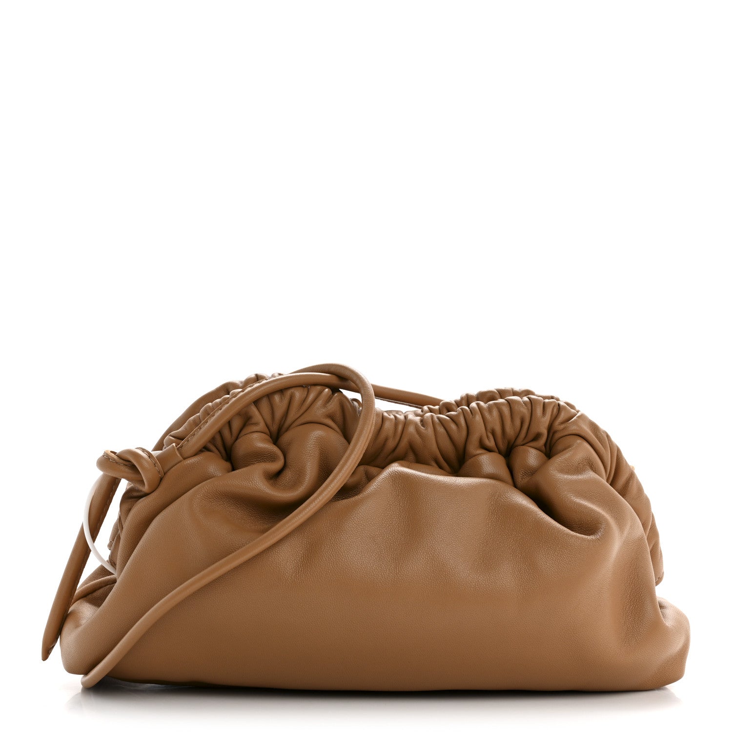 Mansur Gavriel Lambskin Cloud Mini Clutch Caramel 1 of 10