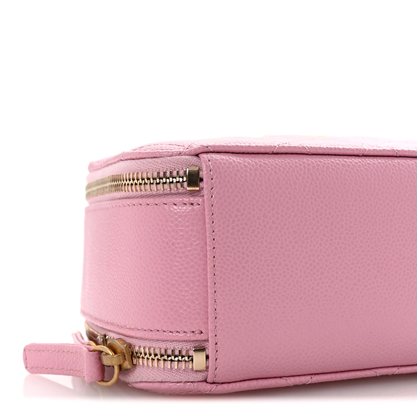 Caviar Quilted Pick Me Up Mini Vanity Case Pink