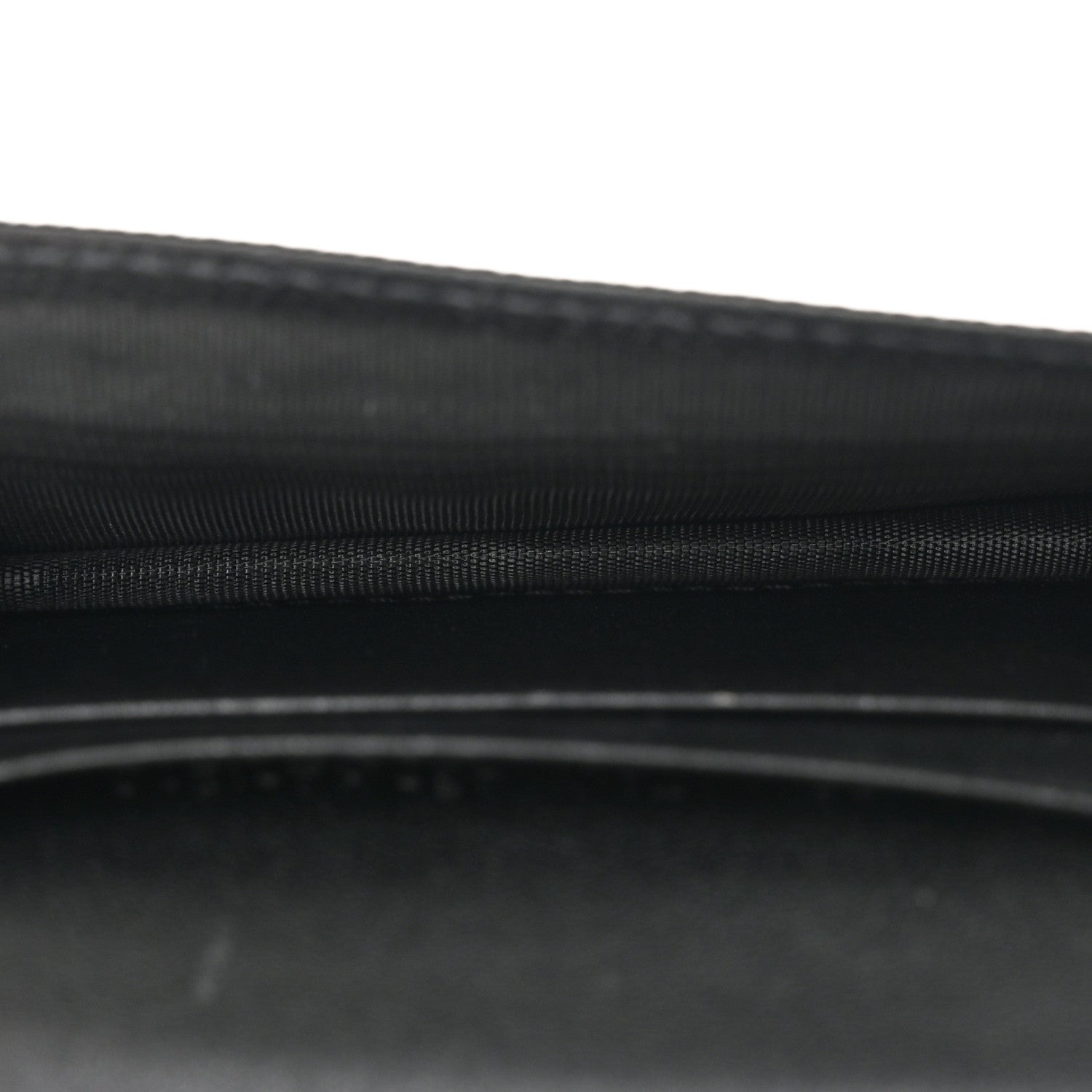 Christian Dior Grained Calfskin Saddle Card Holder Black 5 of 7