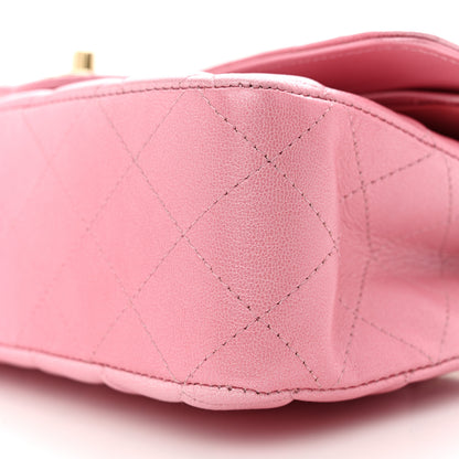 Chanel Cloudy Pearly Goatskin Quilted Medium Double Flap Pink 10 of 11