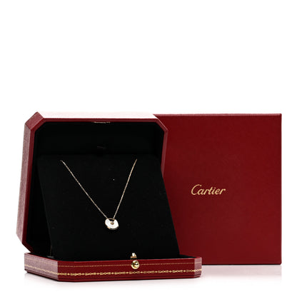 Cartier 18K Yellow Gold Diamond Mother of Pearl XS Amulette de Cartier Pendant Necklace 5 of 5