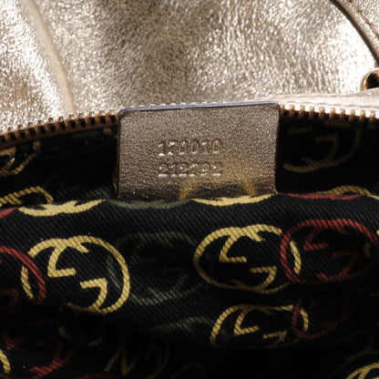 Gucci Leather Britt Boston Gold 7 of 7