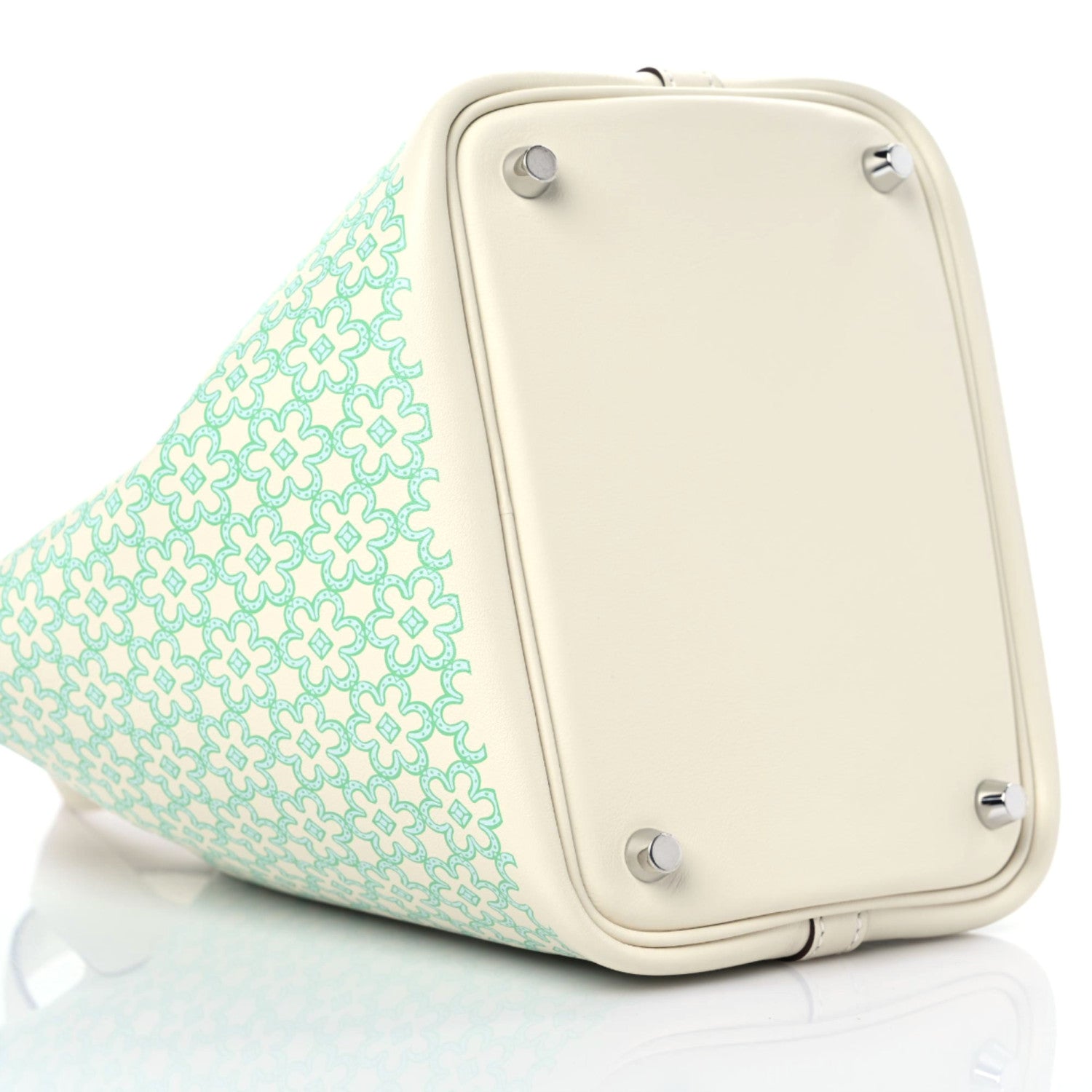 Hermes Swift Lucky Daisy Picotin Lock 18 PM Nata Vert 5 of 9