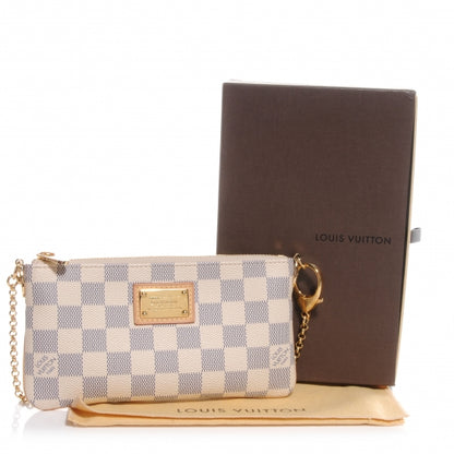 Louis Vuitton Damier Azur Pochette Milla MM 5 of 9