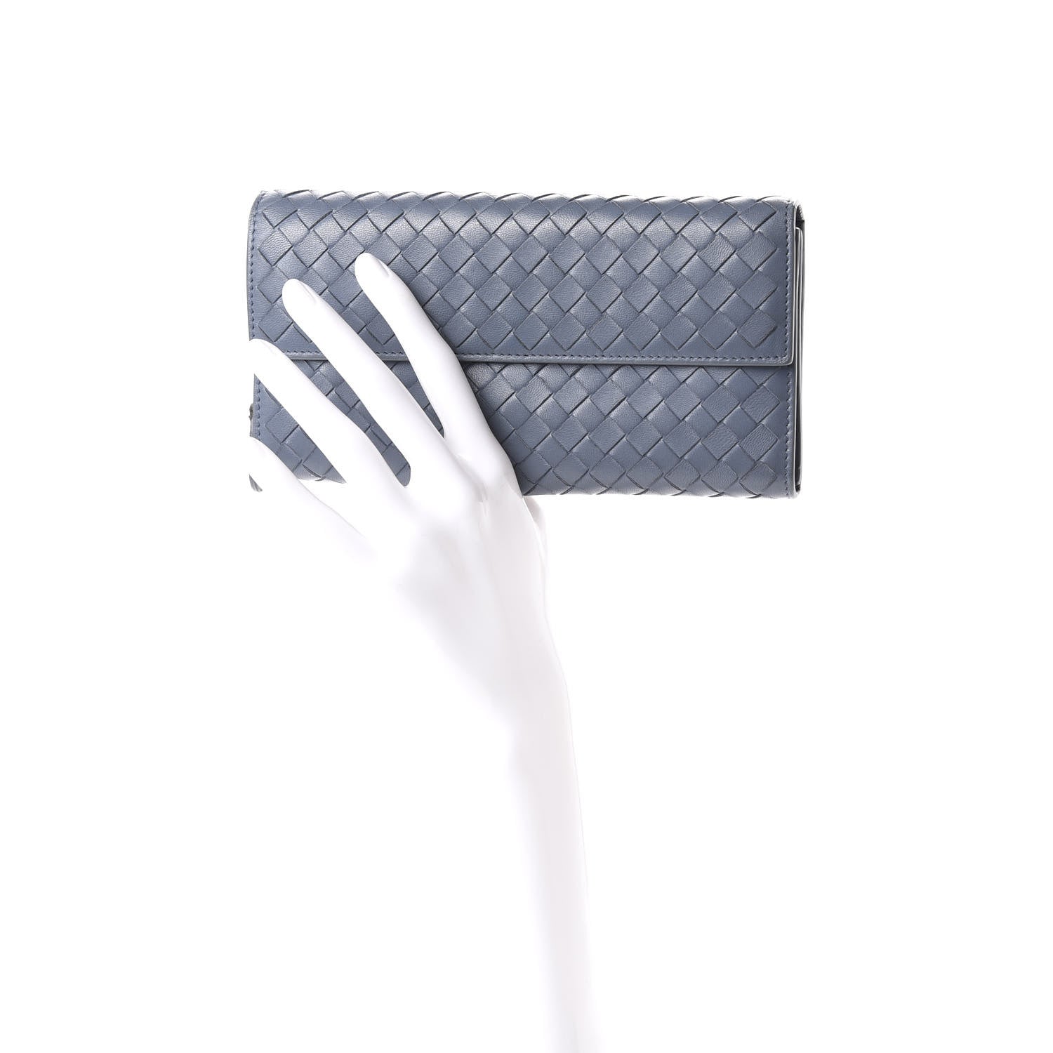 Bottega Veneta Nappa Intrecciato Continental Wallet Krim 2 of 11