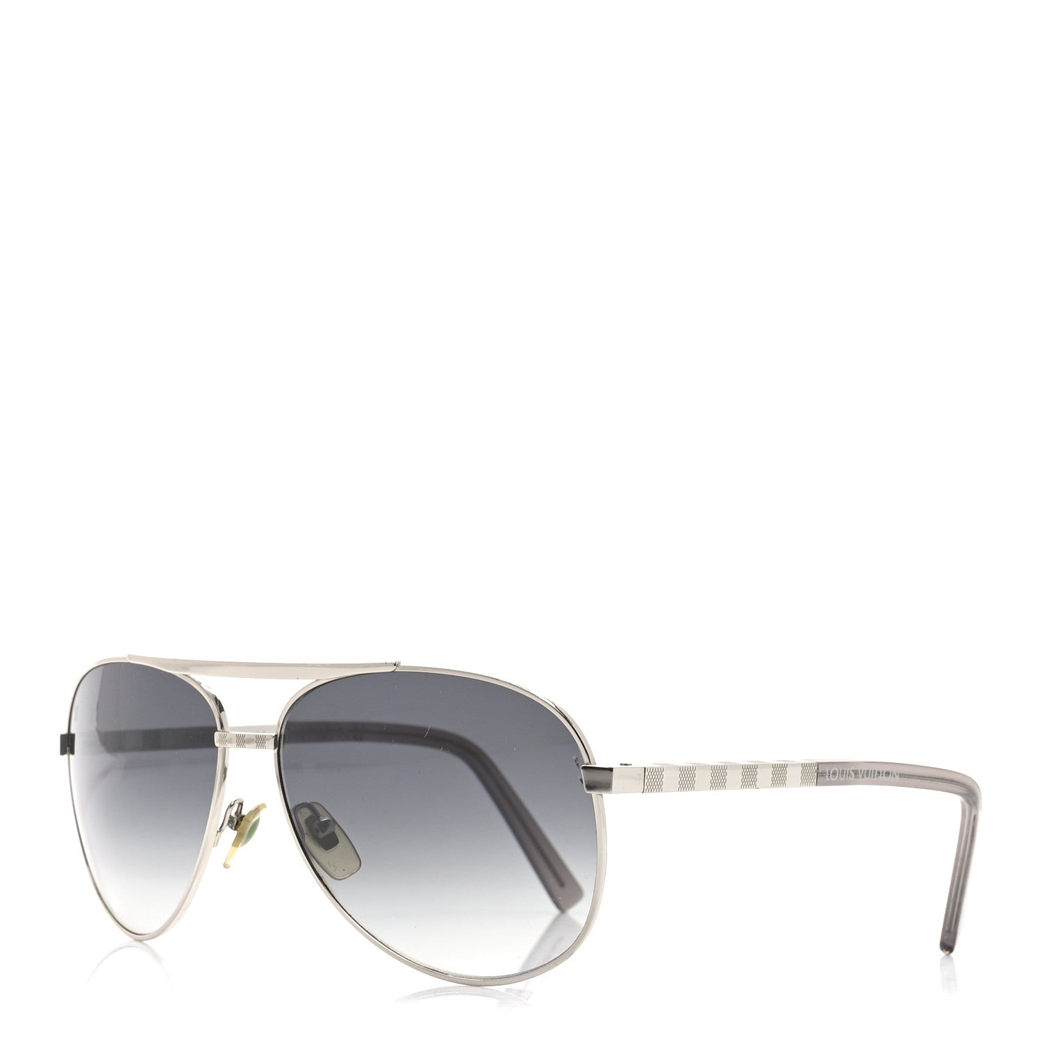 Louis Vuitton Metal Attitude Pilote Sunglasses Z0340U Azur 1 of 7