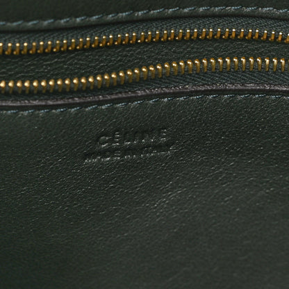 Celine Supersoft Calfskin Sangle Bucket Bag Bottle Green 6 of 9