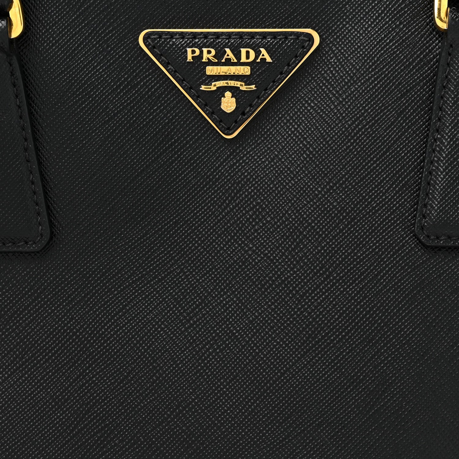Prada Saffiano Small Galleria Double Zip Tote Black 9 of 17