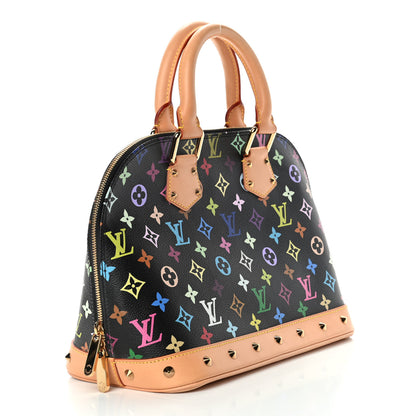 Louis Vuitton Monogram Multicolor Alma Black 2 of 7