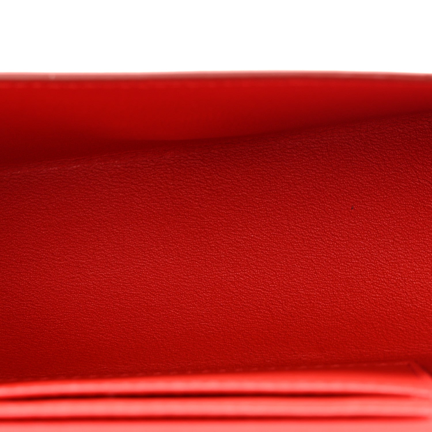 Salvatore Ferragamo Brushed Calfskin Mini Geometric Clutch Bag Flame Red 5 of 10