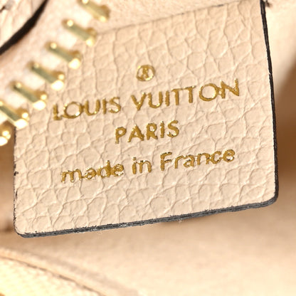 Louis Vuitton Empreinte Monogram Giant Neverfull MM Pochette Cream 6 of 6