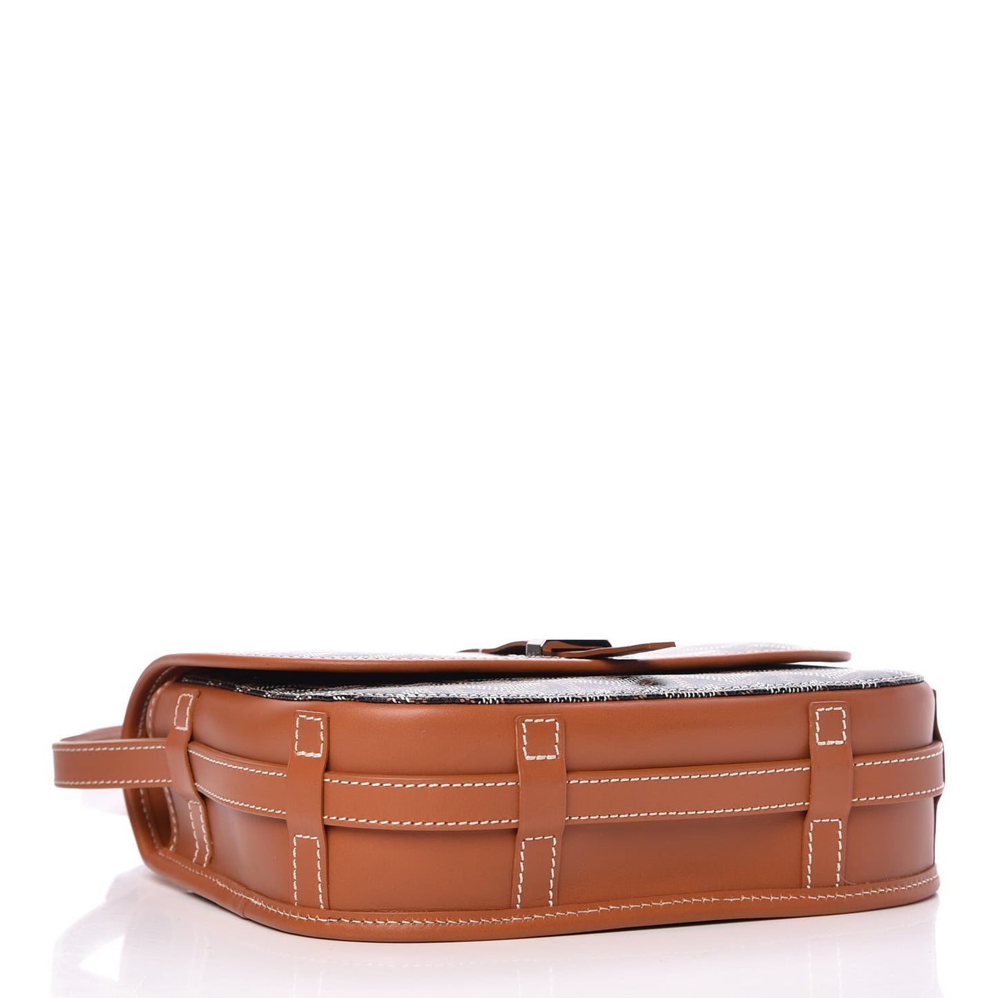 Goyardine Belvedere II PM Messenger Bag Black Gold
