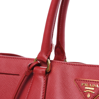 Prada Saffiano Lux Large Tote Fuoco 13 of 13