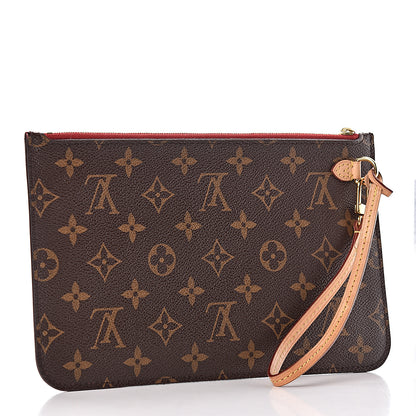 Louis Vuitton Monogram Neverfull MM GM Pochette Cherry 3 of 13