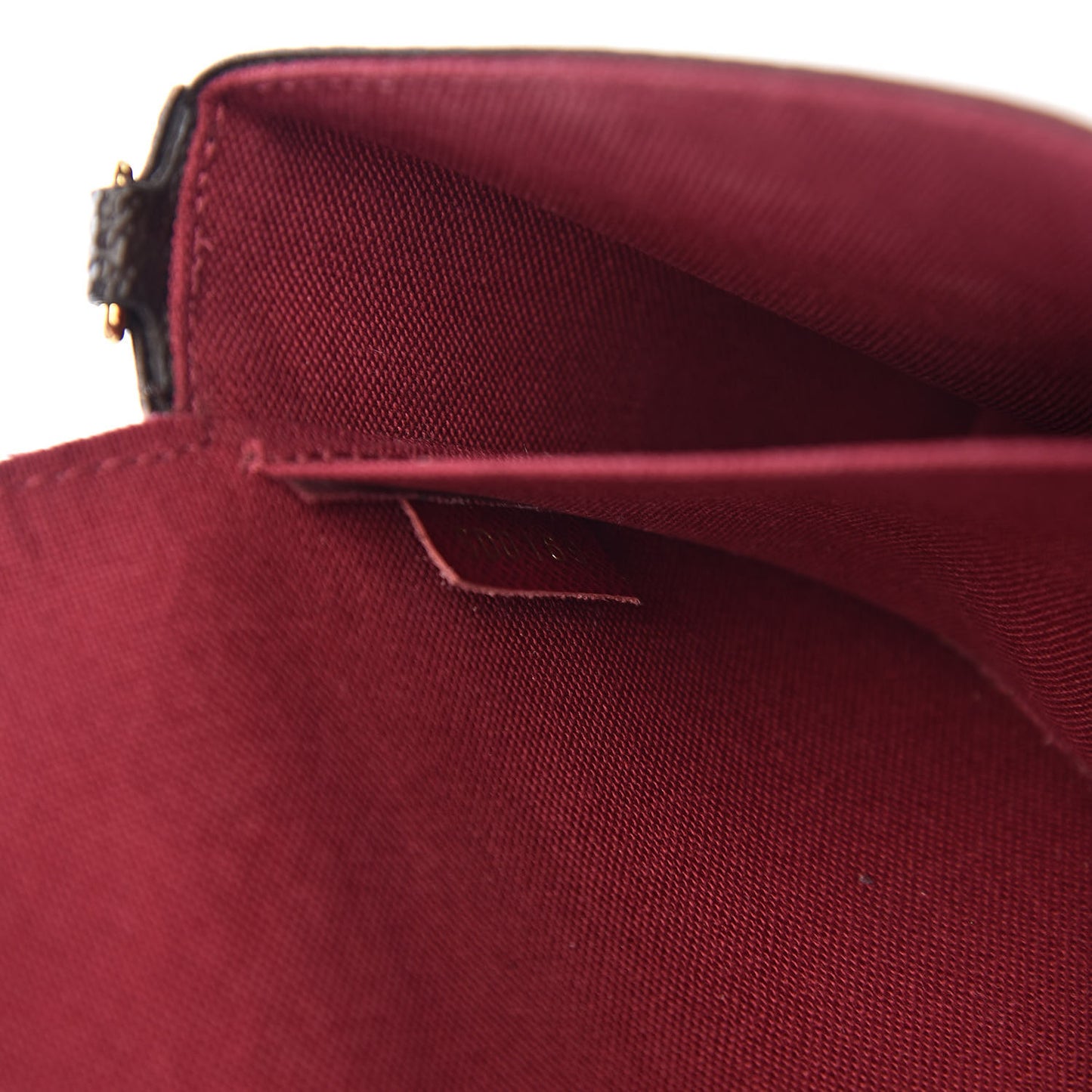 Monogram Pochette Felicie Chain Wallet Fuchsia